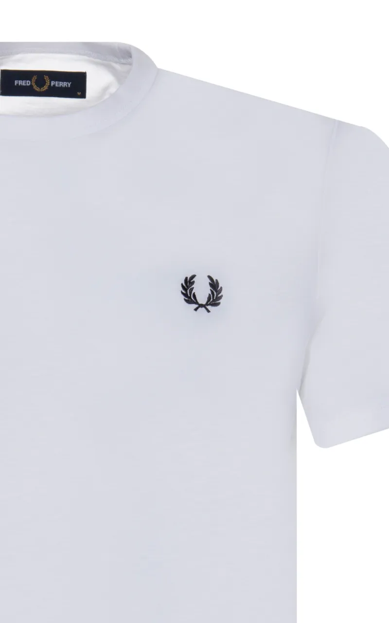 Fred Perry T-shirt Korte mouw Wit 066650-001-XL