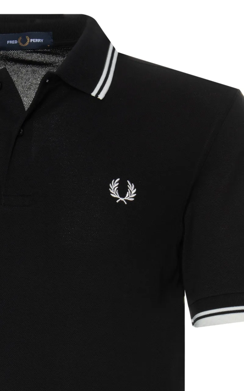 Fred Perry Polo Korte mouw Zwart 066654-001-S