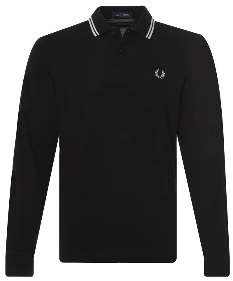 Fred Perry Polo Lange mouw Zwart 066660-001-S