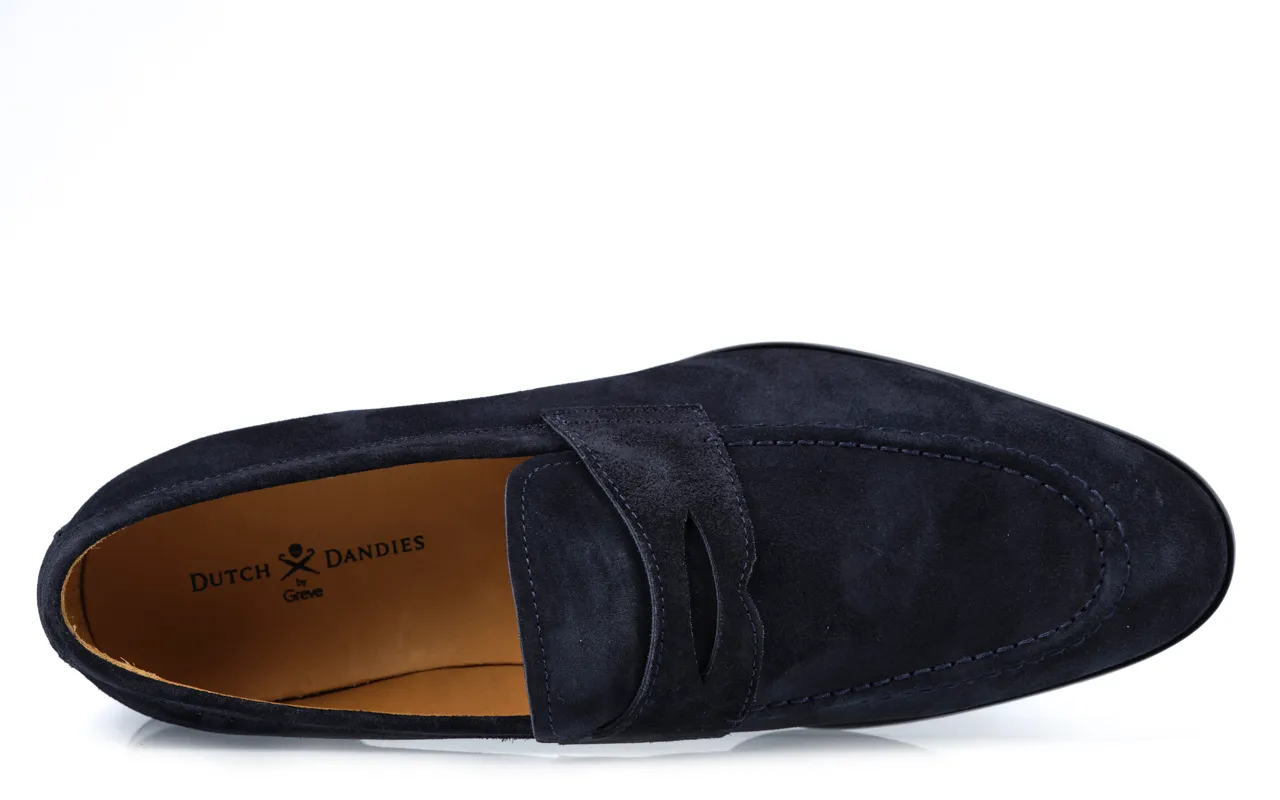 Dutch Dandies Loafers Donkerblauw uni 066953-001-10