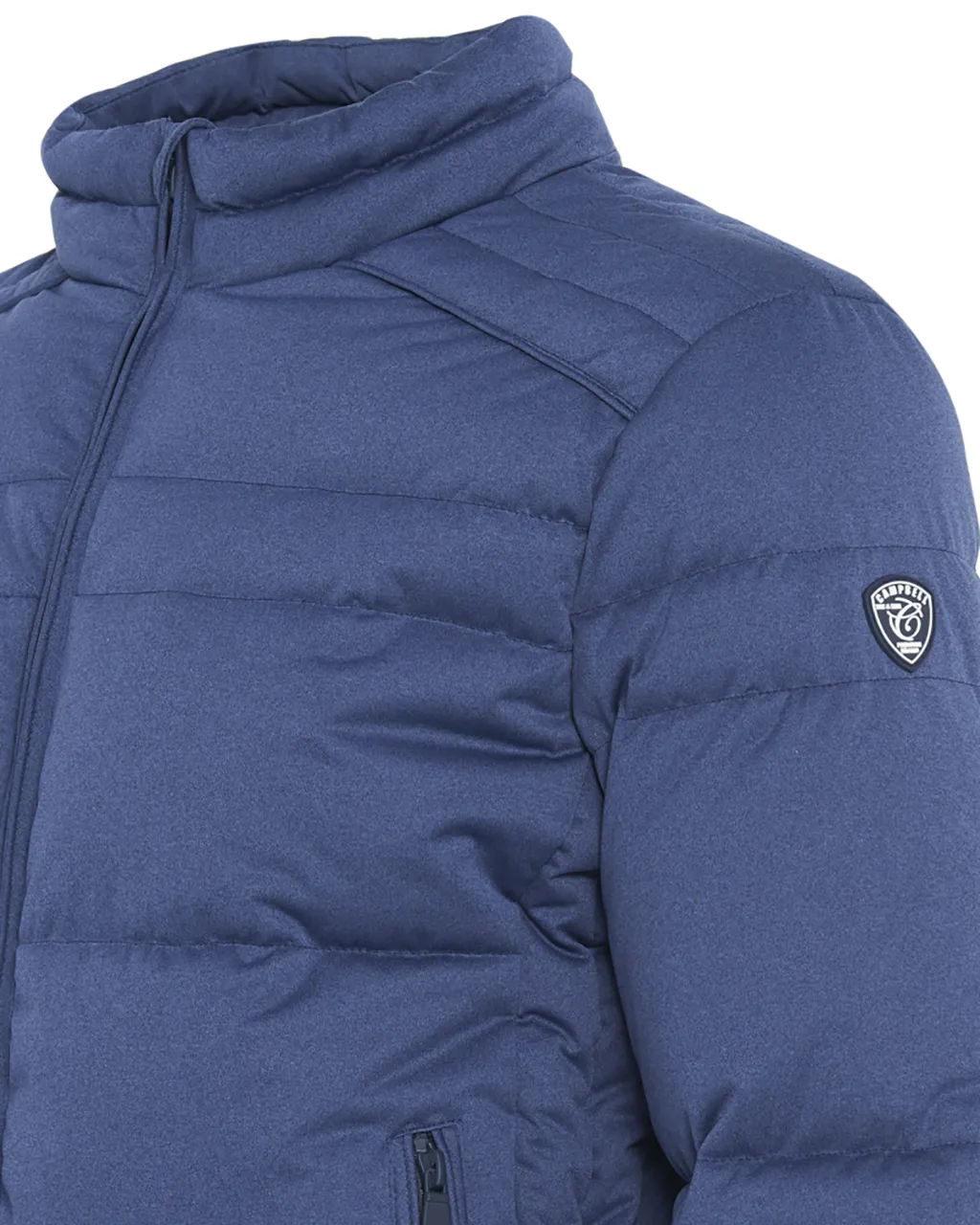 Campbell Classic Gewatteerde jas Donkerblauw uni 067740-001-XXL