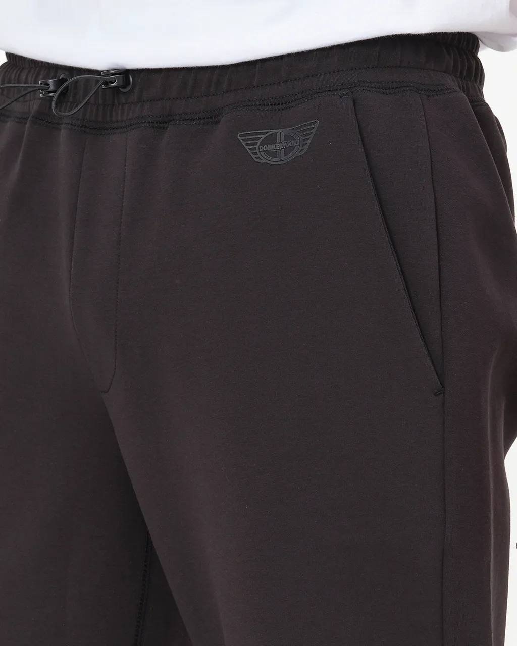 Donkervoort Joggingbroek Zwart uni 067757-002-XL