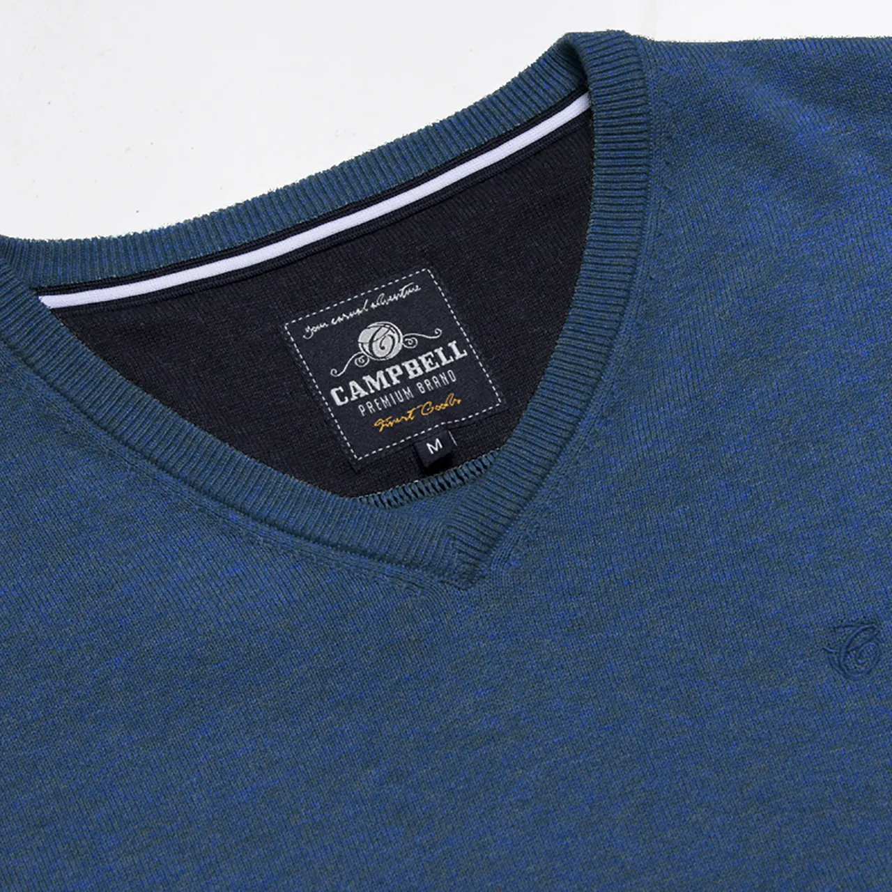 Campbell Classic Trui ronde hals  Blauw 067833-002-L