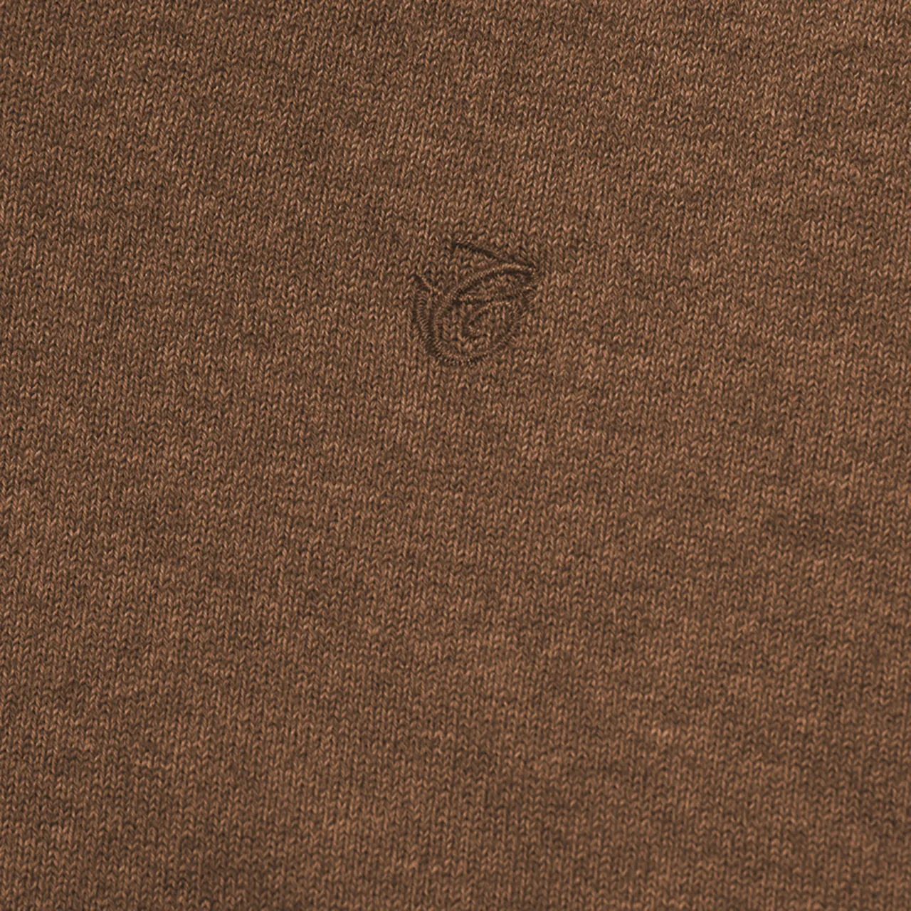 Campbell Classic Trui V-hals Cognac uni 067833-017-M