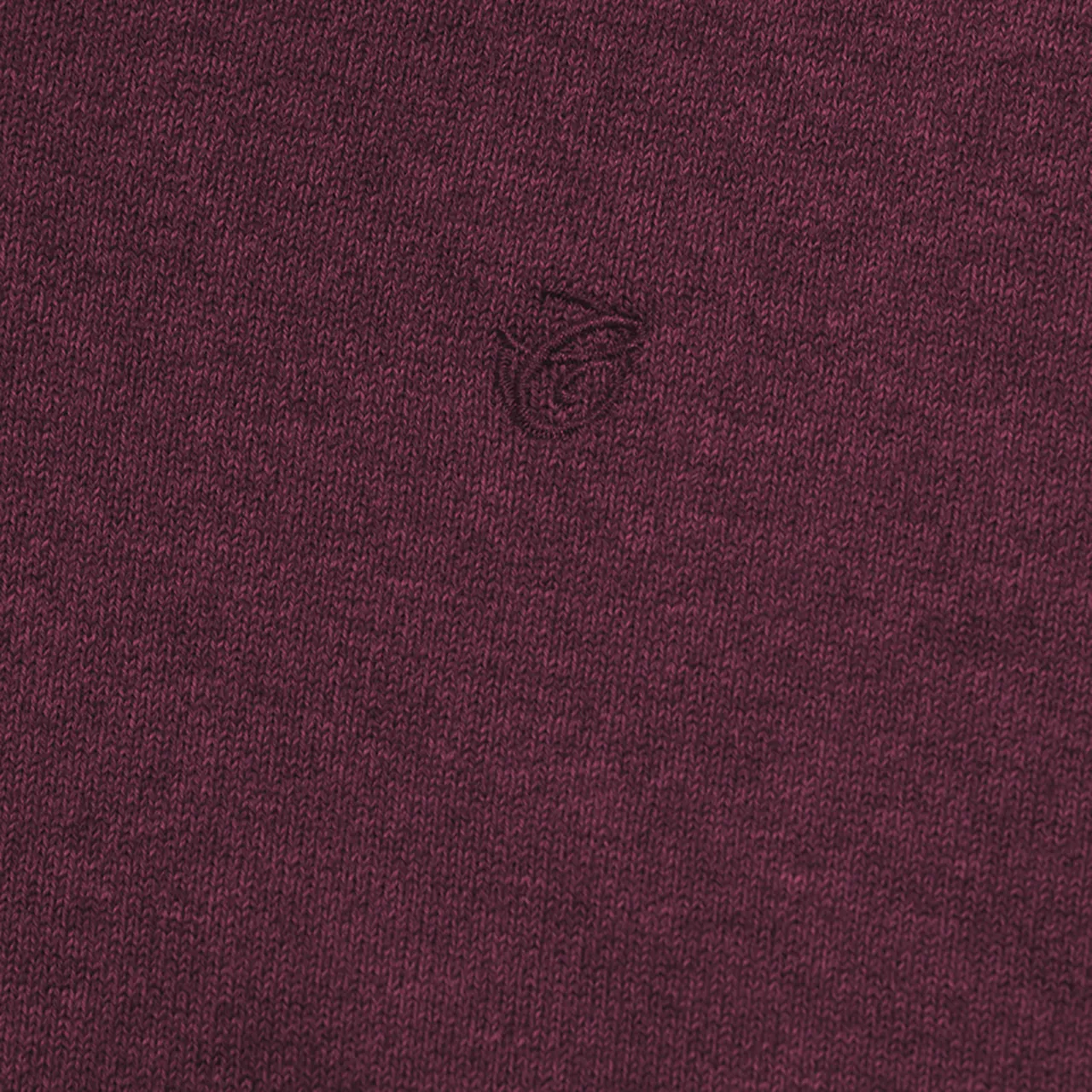 Campbell Classic Trui V-hals Bordeaux uni 067833-018-L