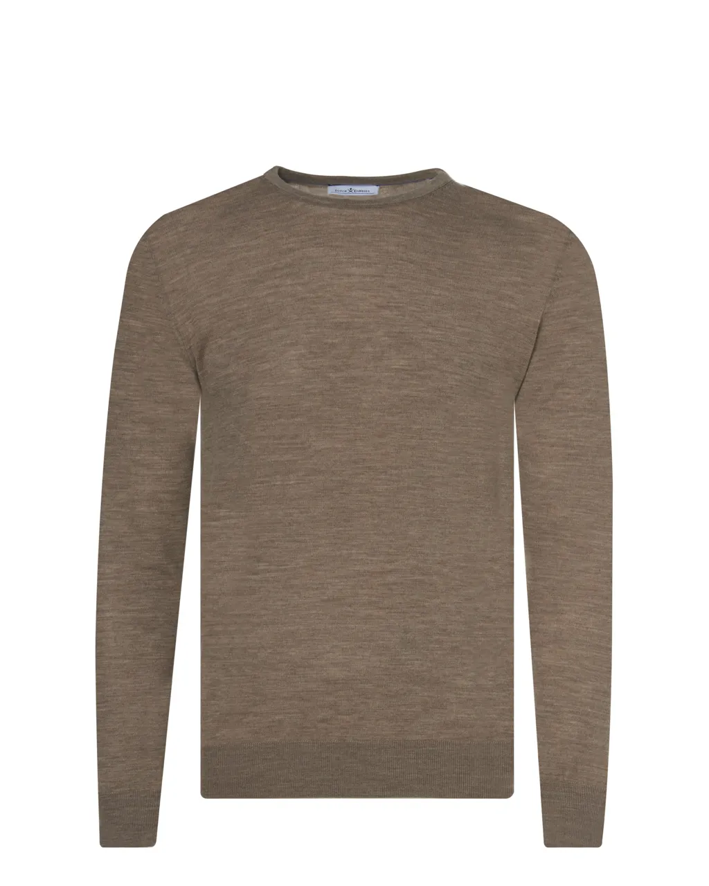 Dutch Dandies Trui O-hals Lichtbruin uni 067852-006-L