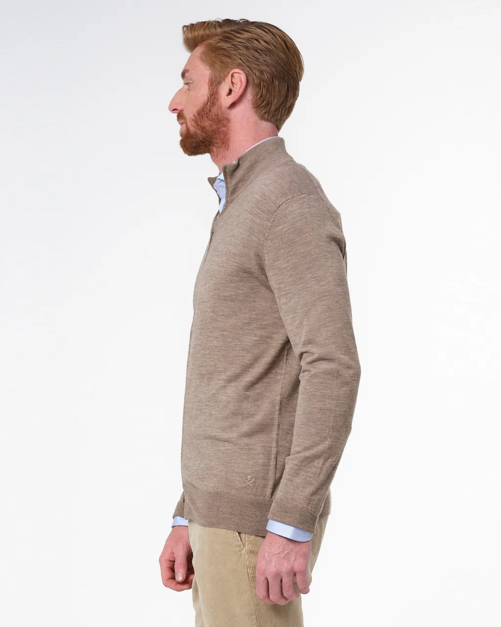 Dutch Dandies Vest Lichtbruin uni 067854-005-M