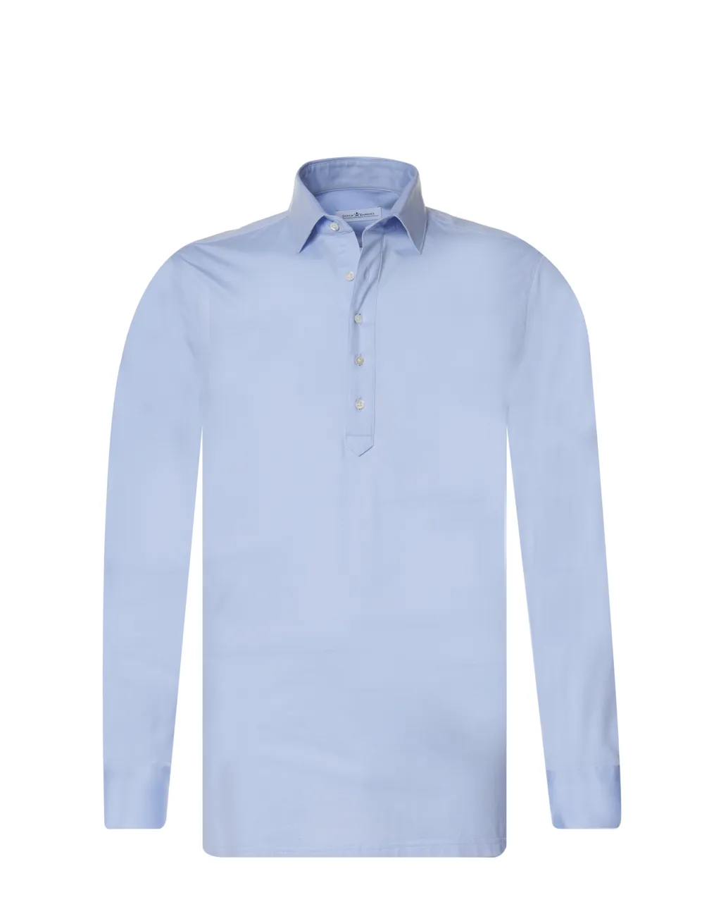 Dutch Dandies Polo Lange mouw Lichtblauw uni 067875-003-39