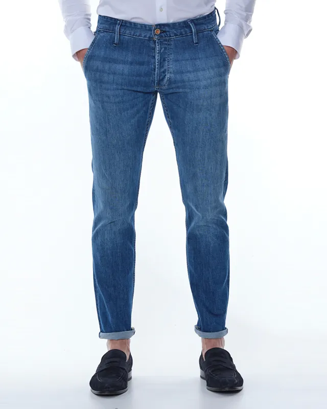 Dutch Dandies Jeans Middenblauw 069874-001-30/34