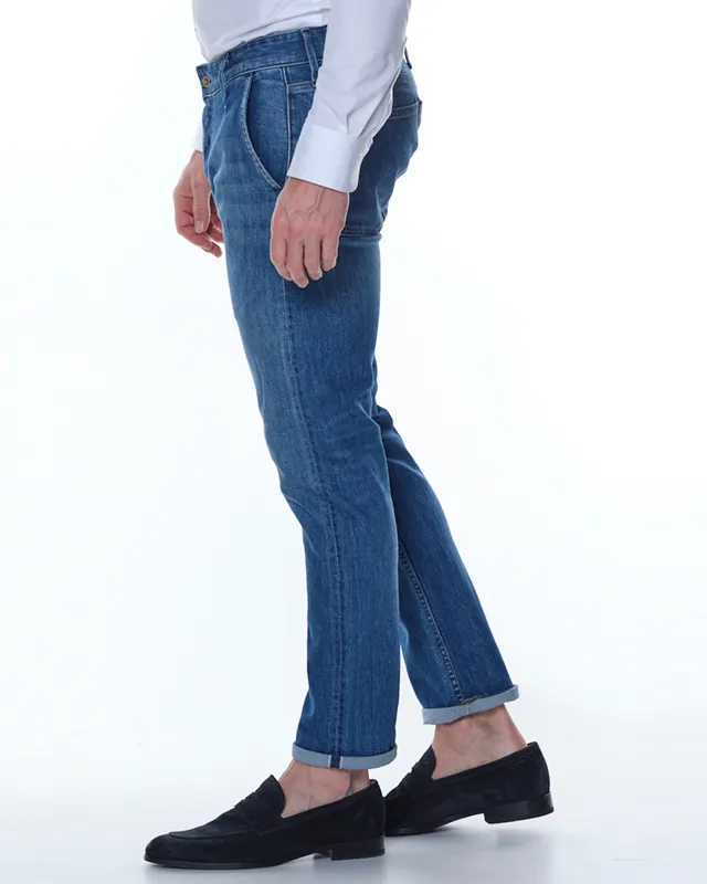 Dutch Dandies Jeans Middenblauw 069874-001-30/34