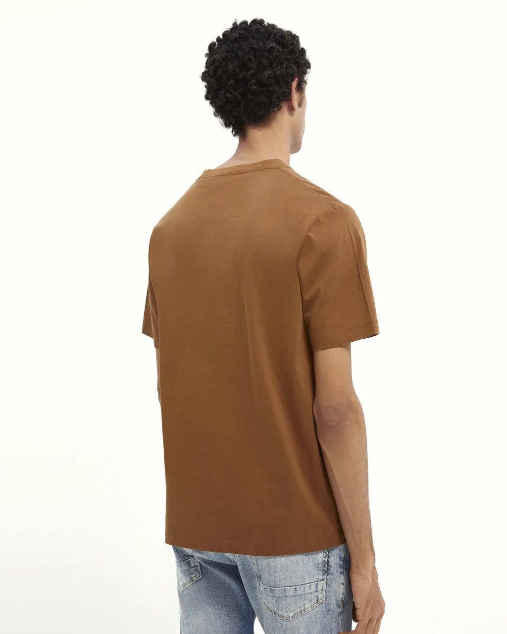 Scotch & Soda T-shirt Korte mouw Bruin 069904-001-S