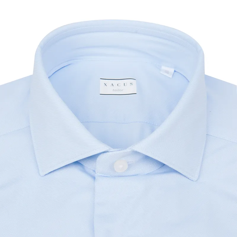 Xacus Overhemd LM Licht blauw 070151-001-38