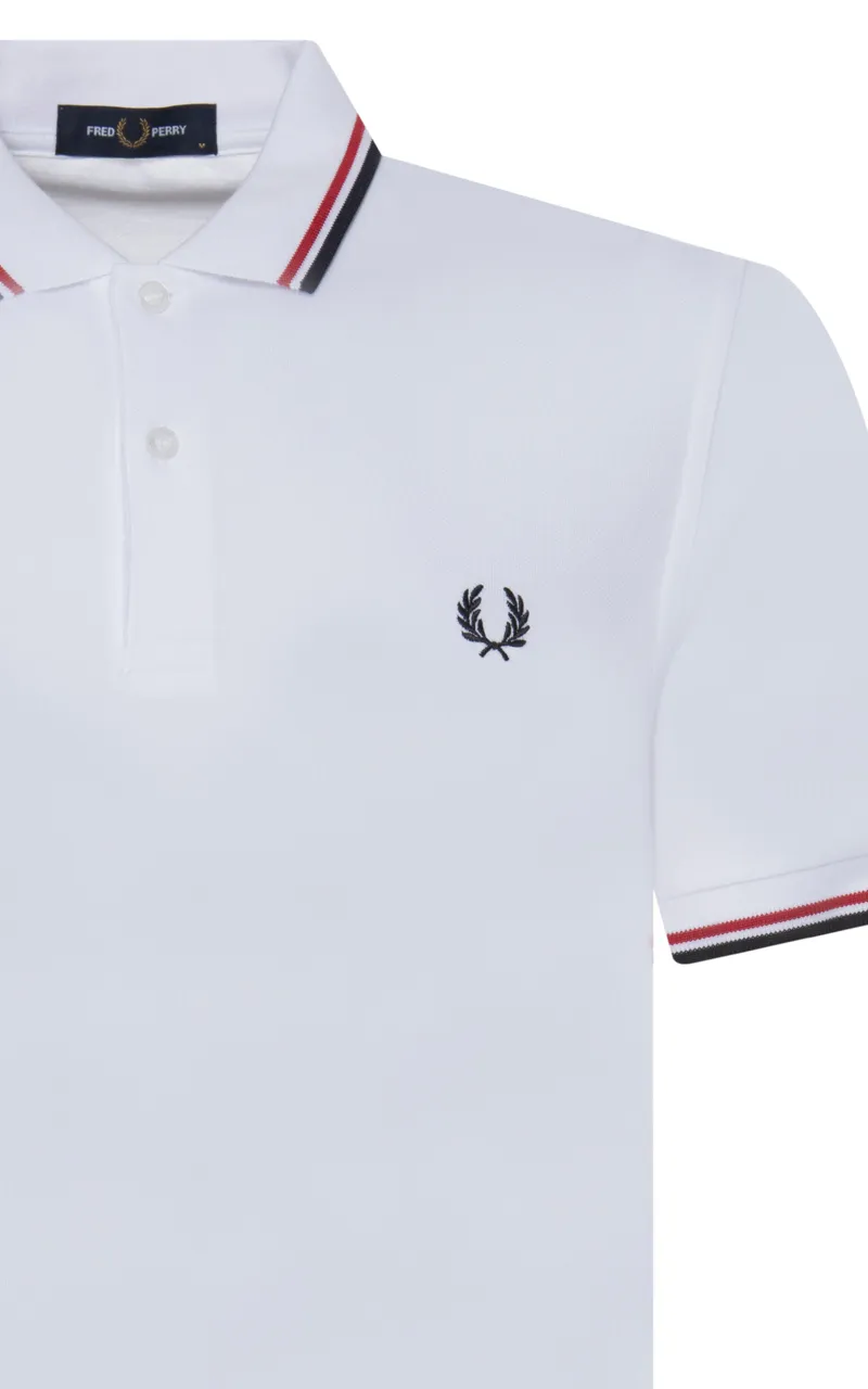 Fred Perry Polo Korte mouw Wit 070166-001-S