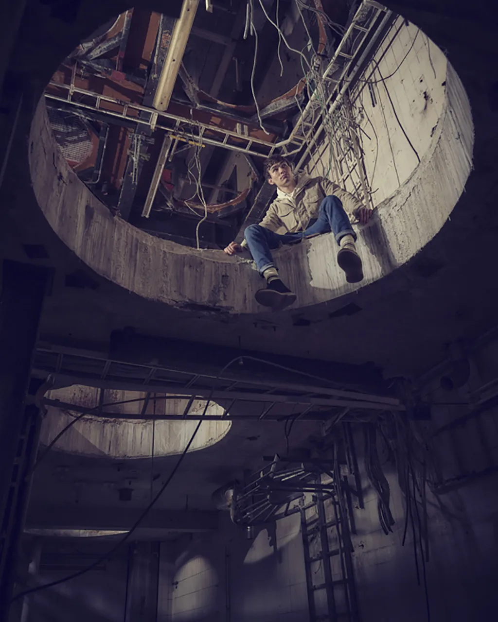 J.C. RAGS Overshirt Lichtbeige uni 071695-001-M