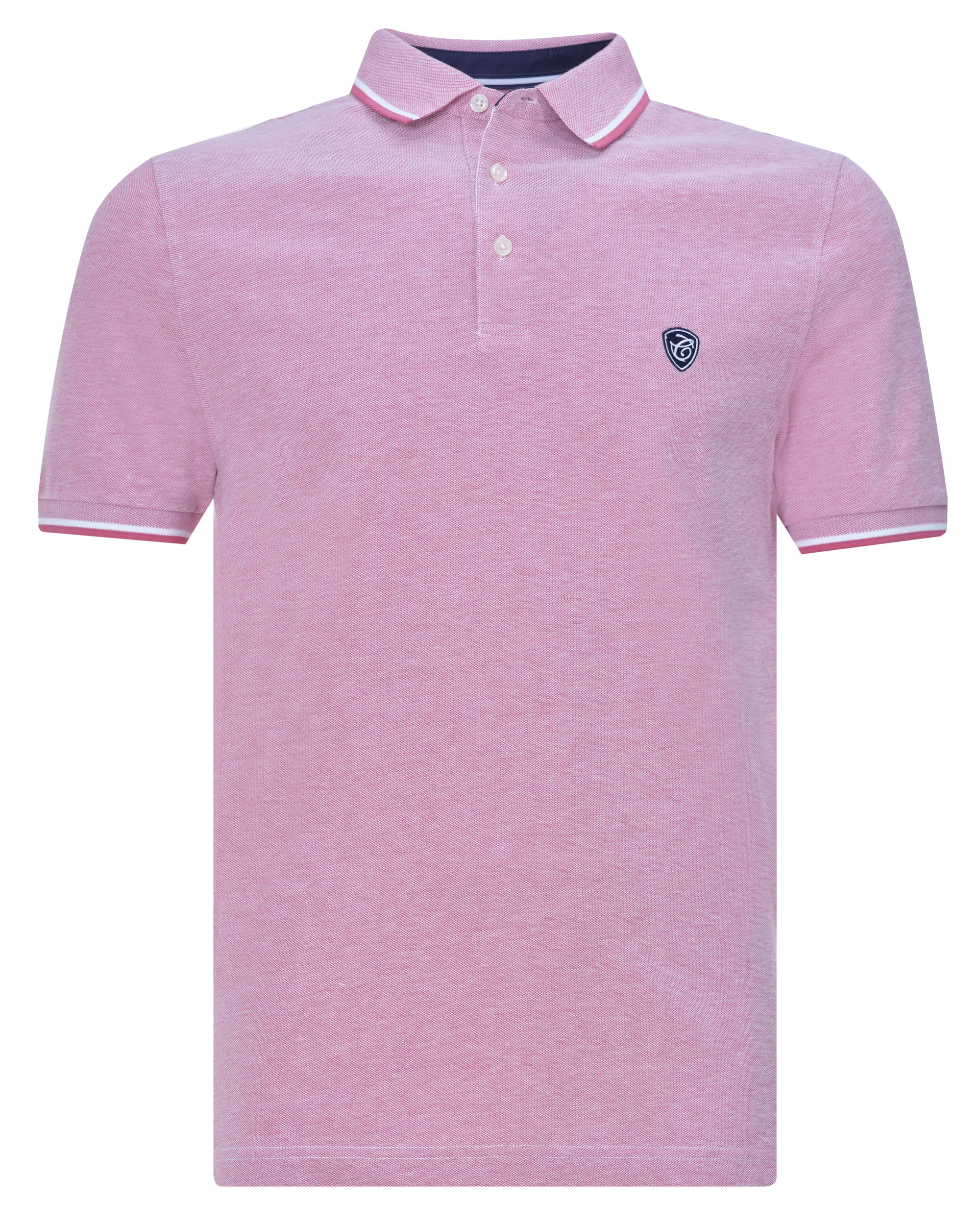 Campbell Classic Polo Korte mouw Donker roze uni 071724-003-XXL