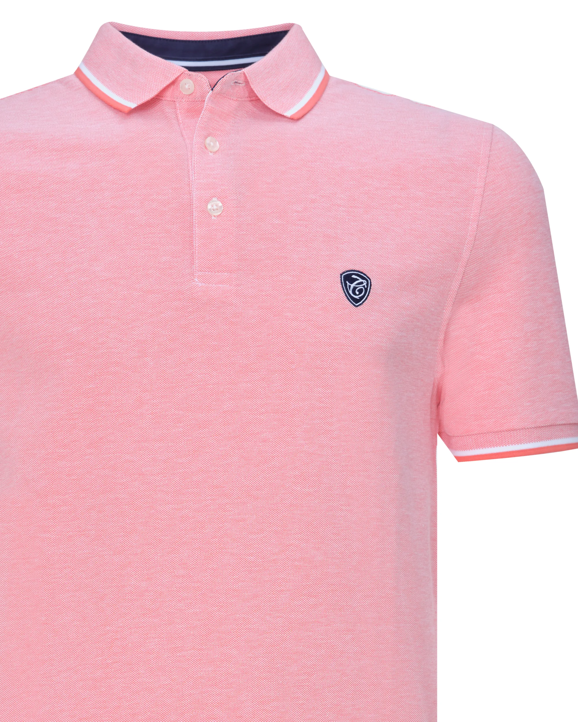 Campbell Classic Polo Korte mouw Donker roze uni 071724-003-XXL