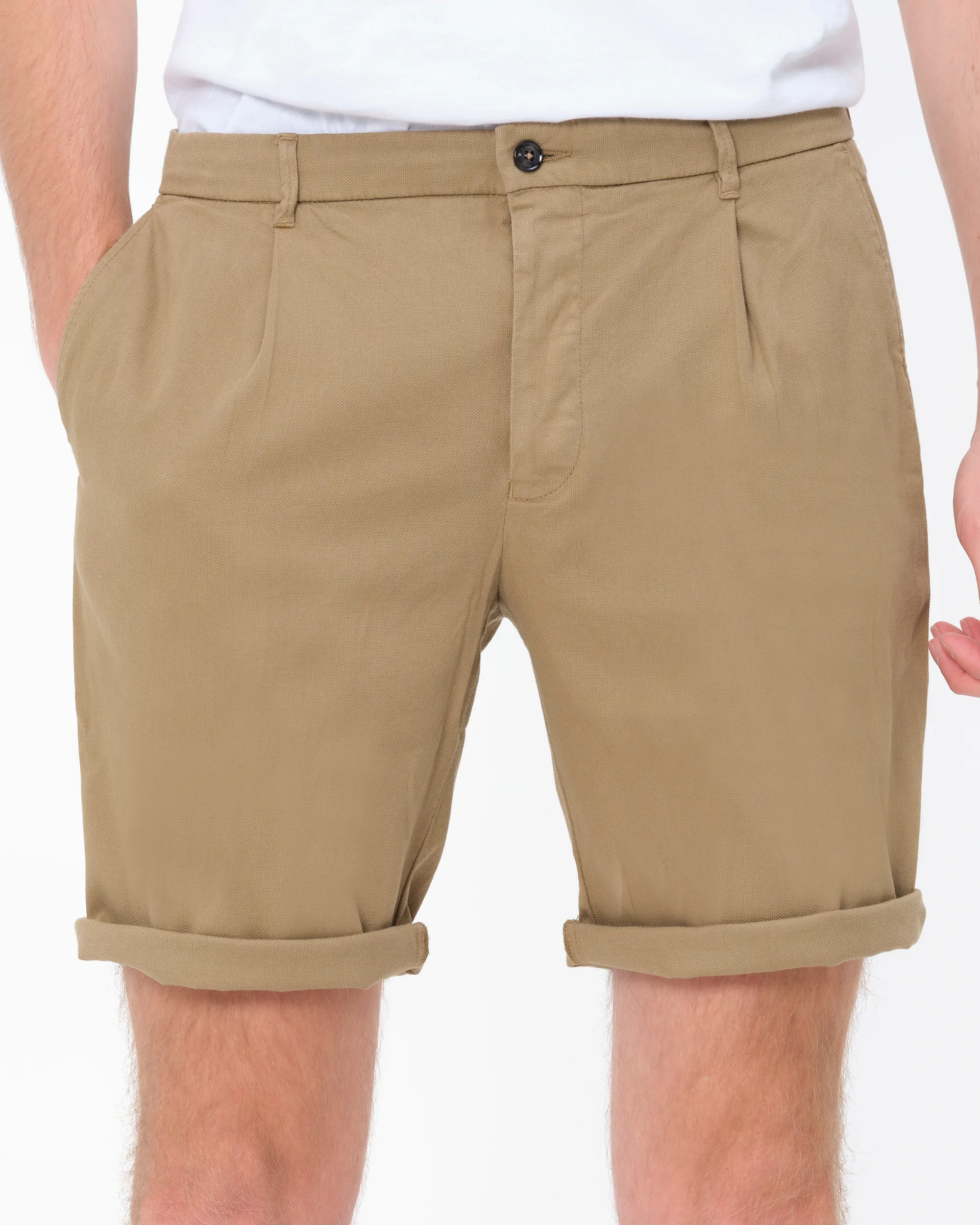 Dutch Dandies Short Beige uni 072476-002-46