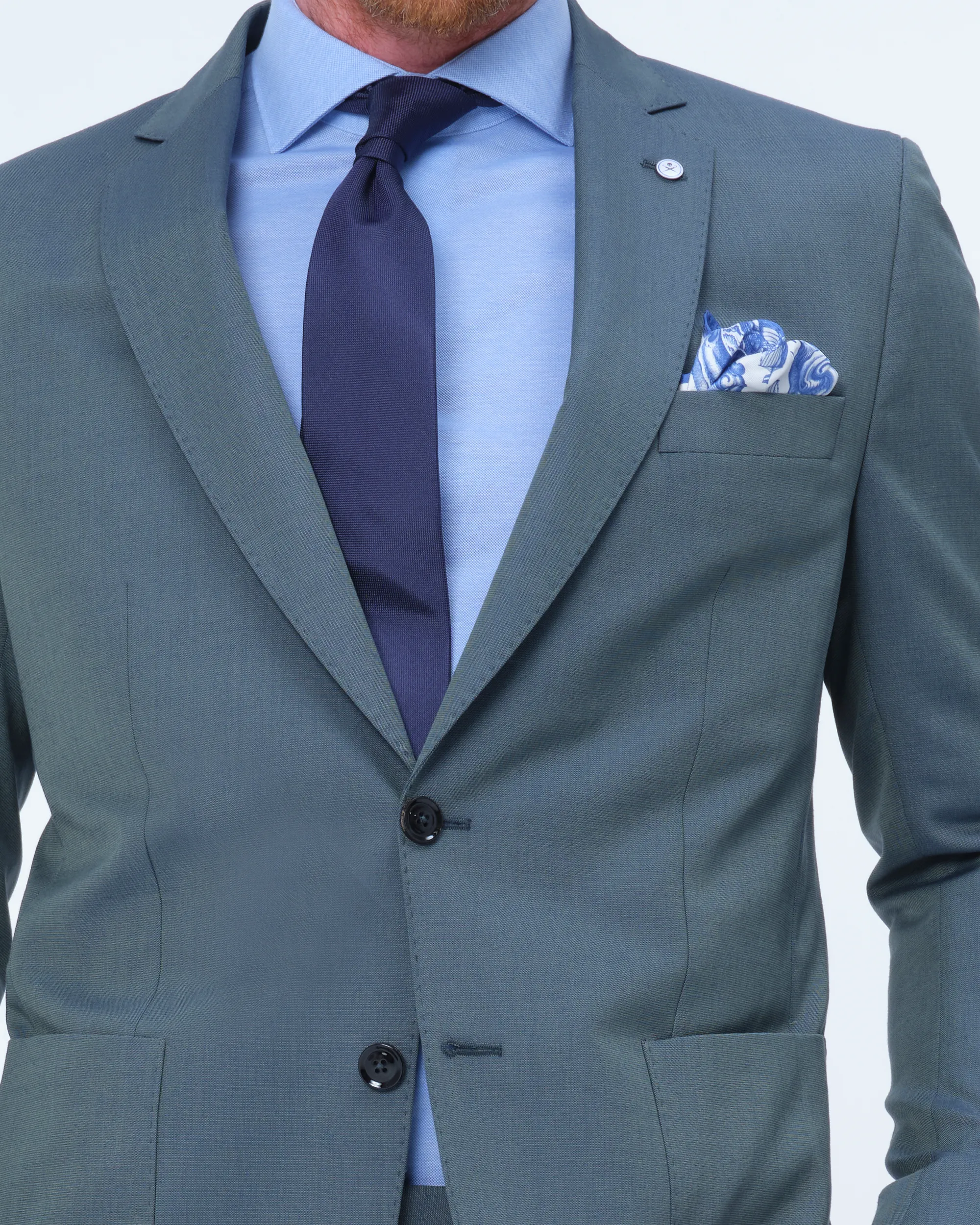 Dutch Dandies Pak Flessengroen uni 073133-001-56