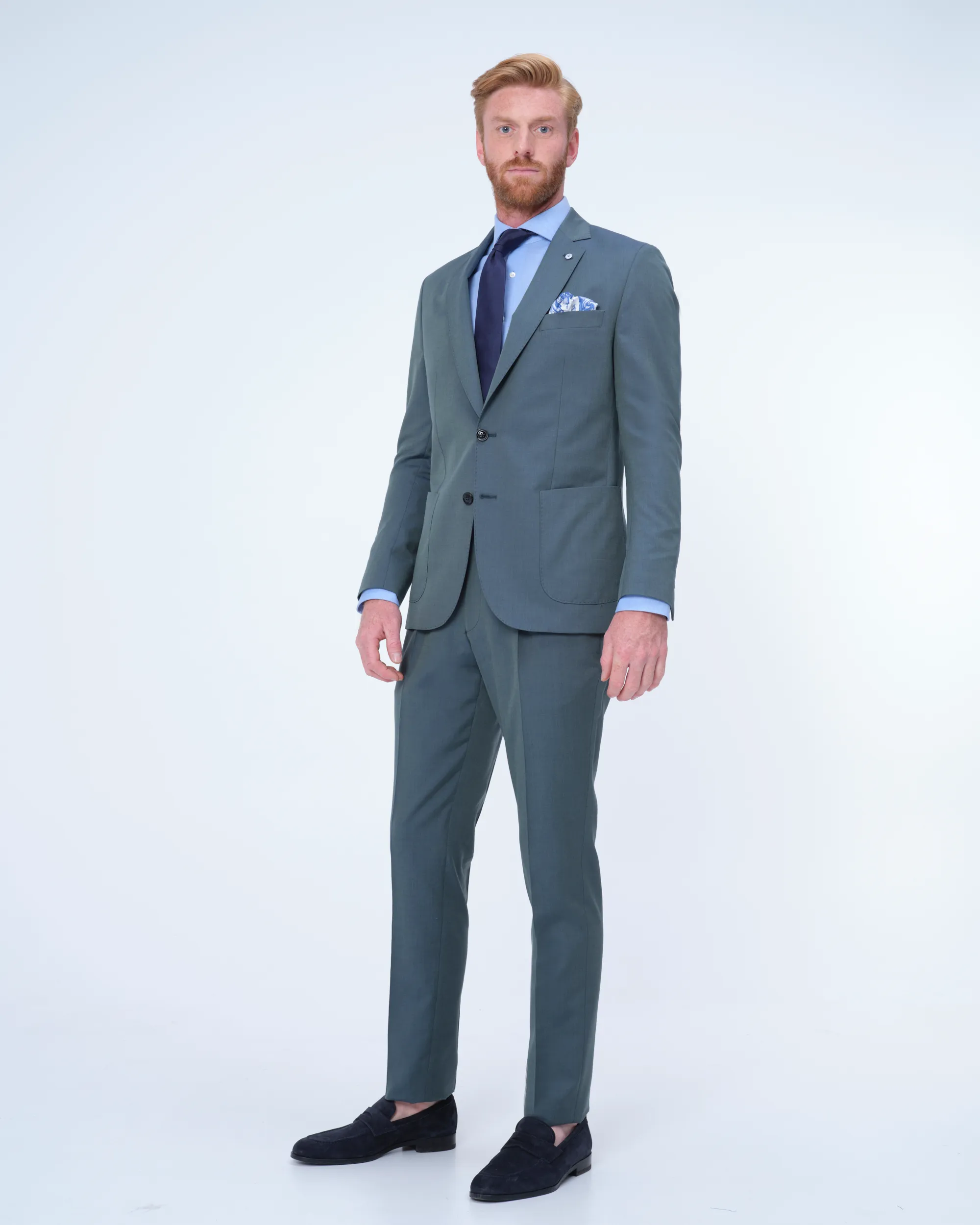 Dutch Dandies Pak Flessengroen uni 073133-001-56