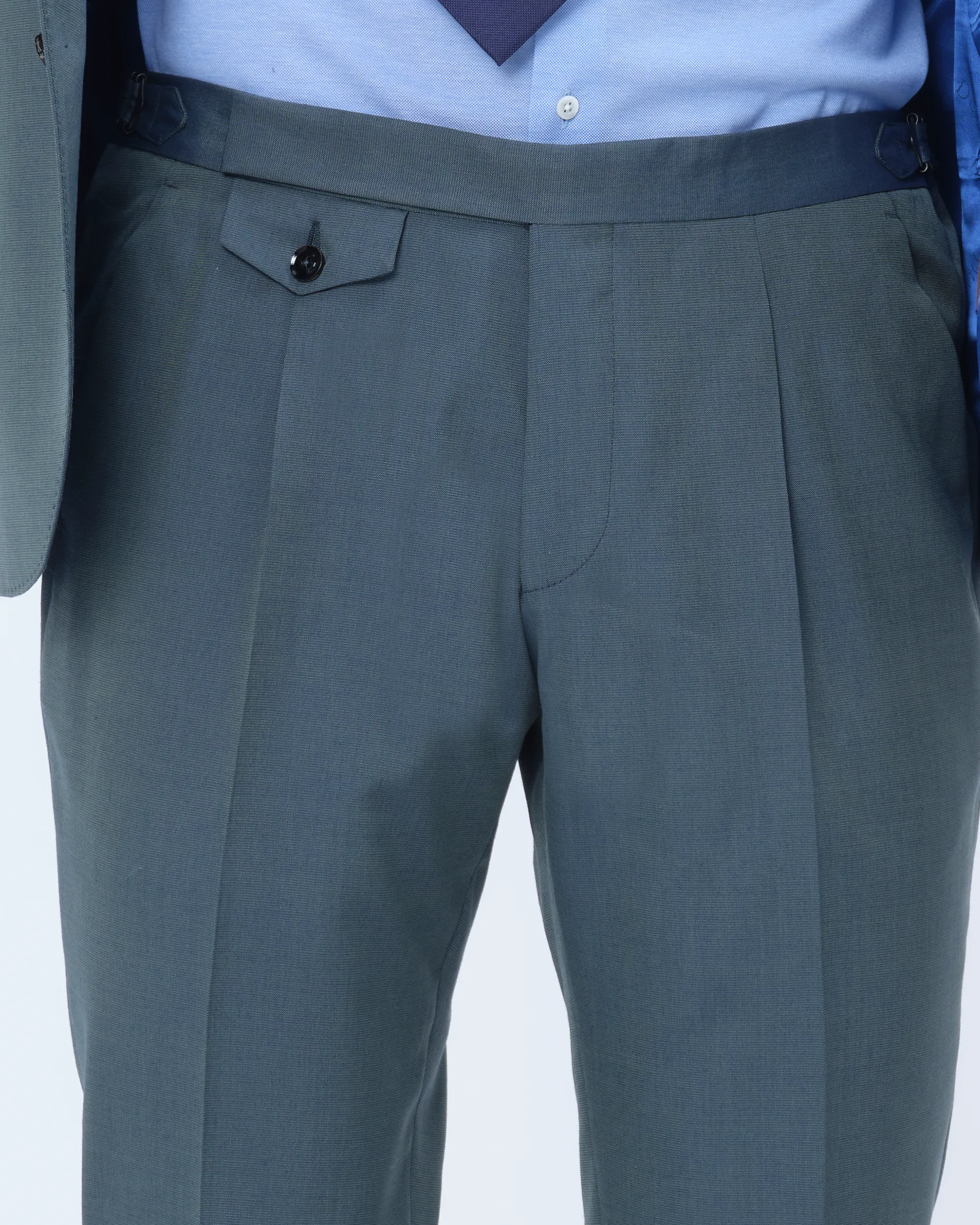 Dutch Dandies Pak Flessengroen uni 073133-001-56