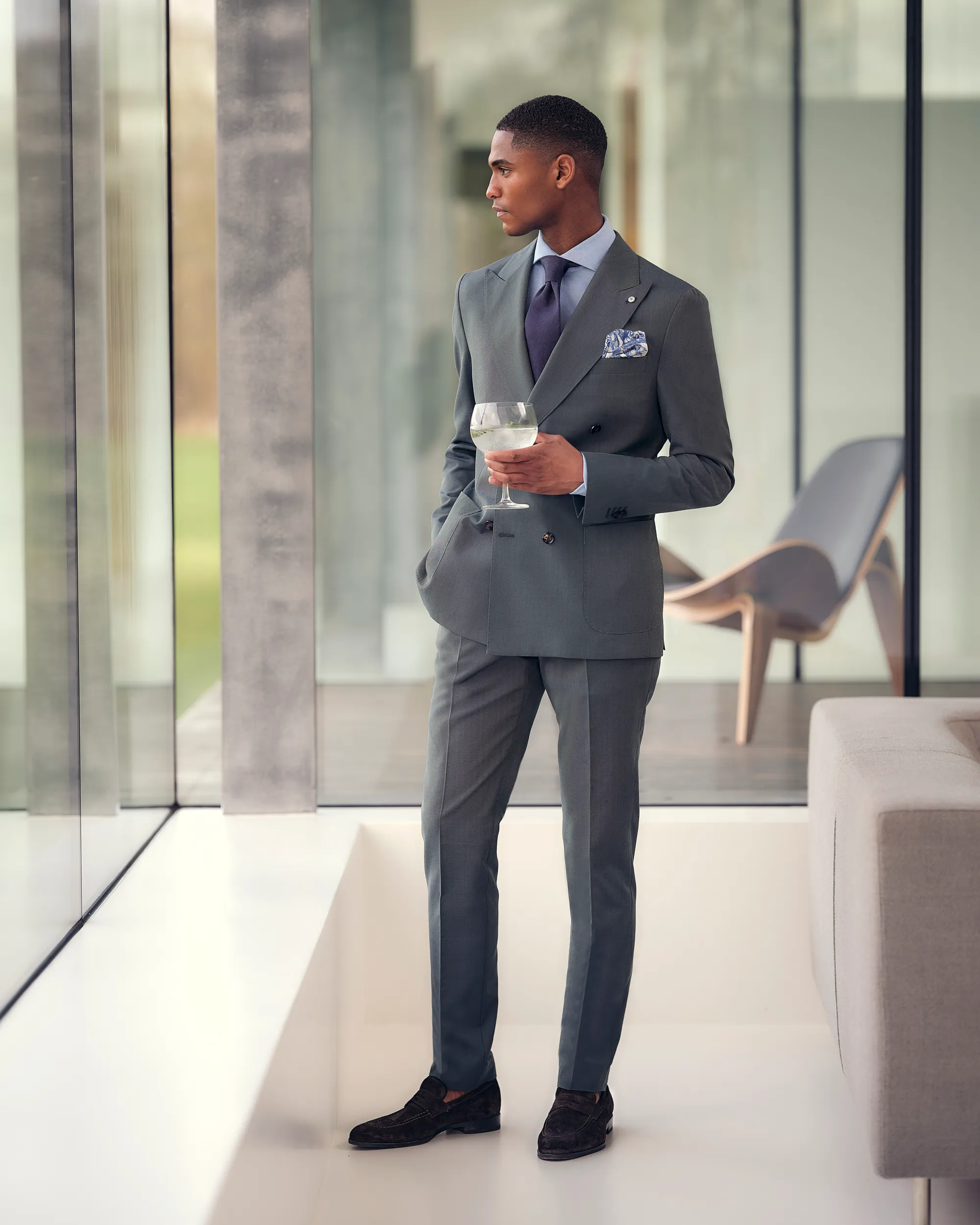 Dutch Dandies Pak Flessengroen uni 073133-001-56