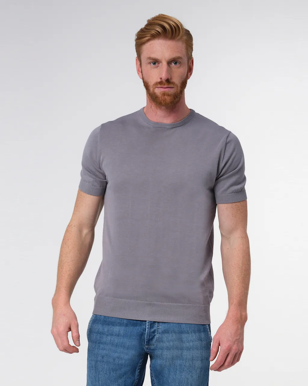 Dutch Dandies T-shirt Korte mouw Mint uni 073176-001-L