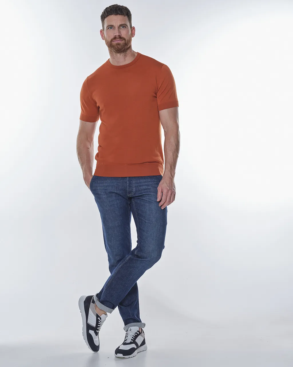 Dutch Dandies T-shirt Korte mouw Oranje uni 073176-003-L