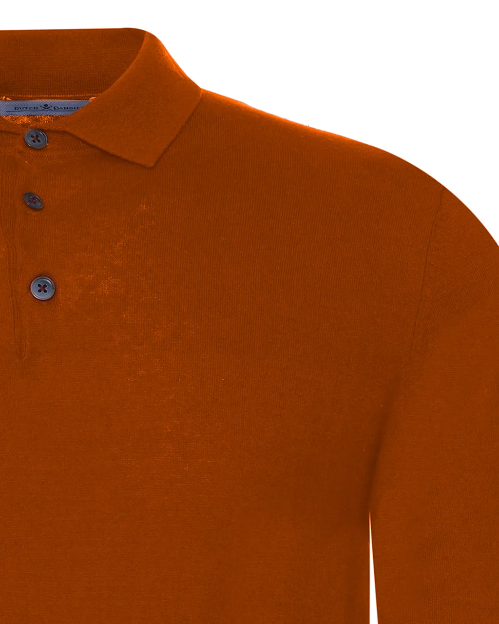 Dutch Dandies Polo Lange mouw Oranje uni 073177-002-S