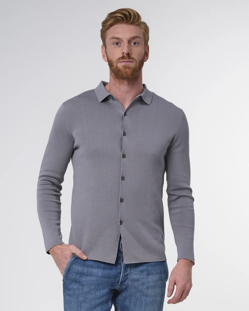 Dutch Dandies Vest Middengrijs uni 073178-002-M