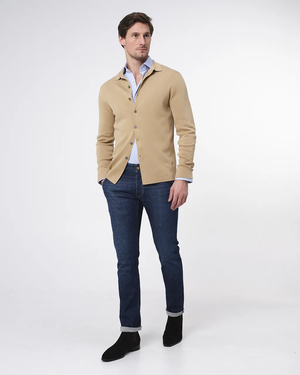 Dutch Dandies Vest Beige uni 073178-003-M