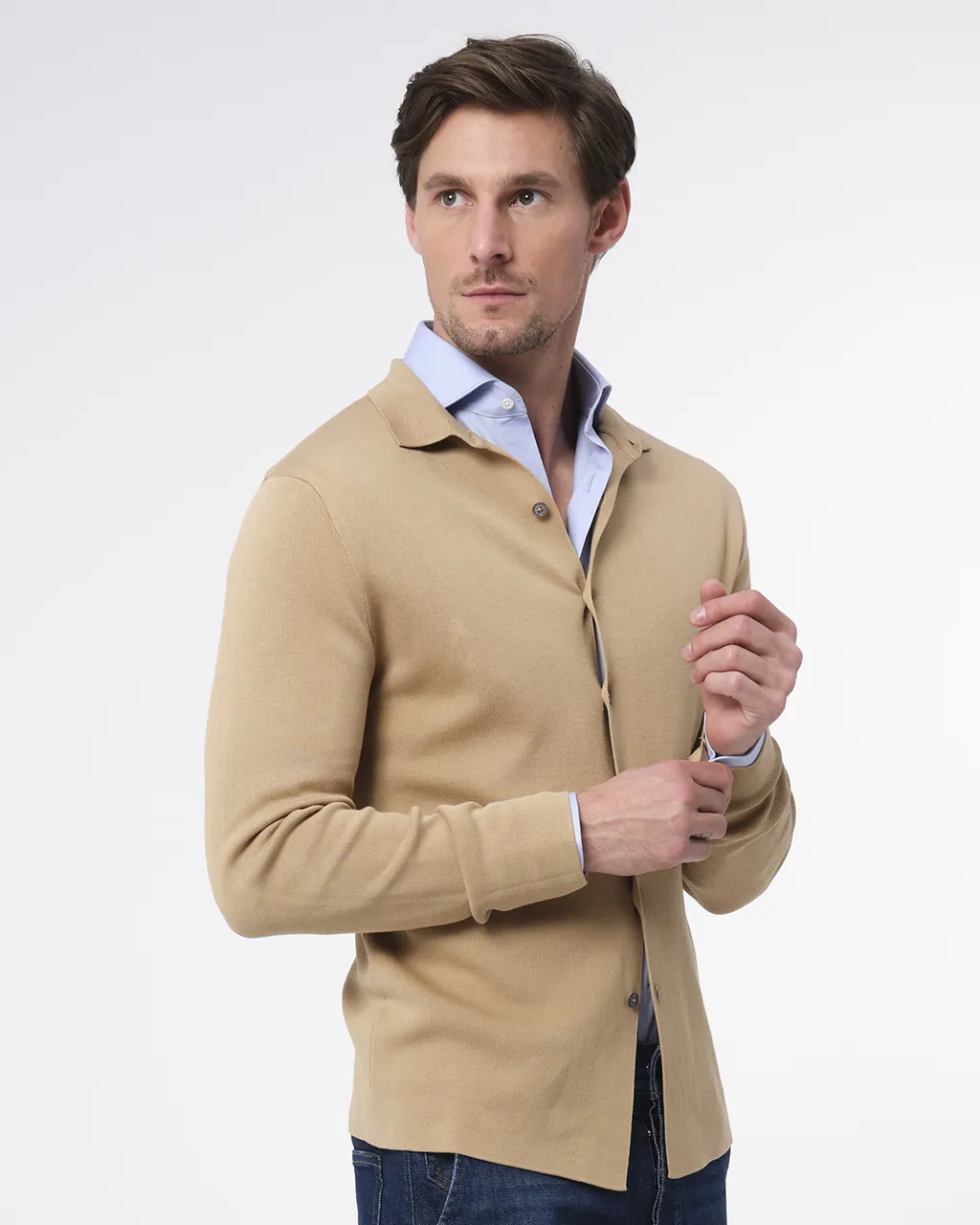 Dutch Dandies Vest Beige uni 073178-003-M