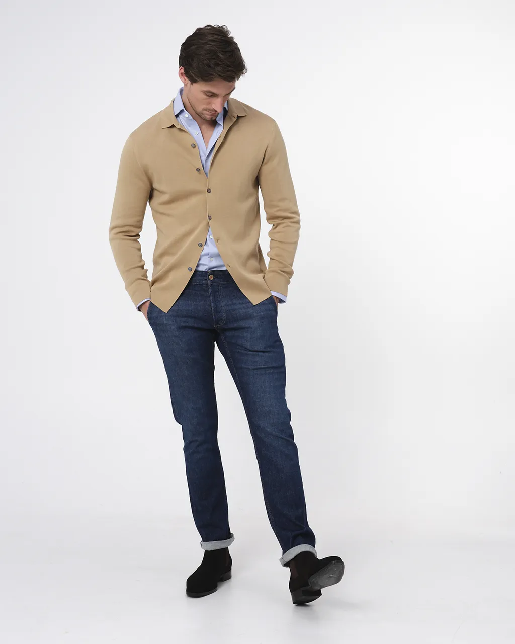 Dutch Dandies Vest Beige uni 073178-003-M