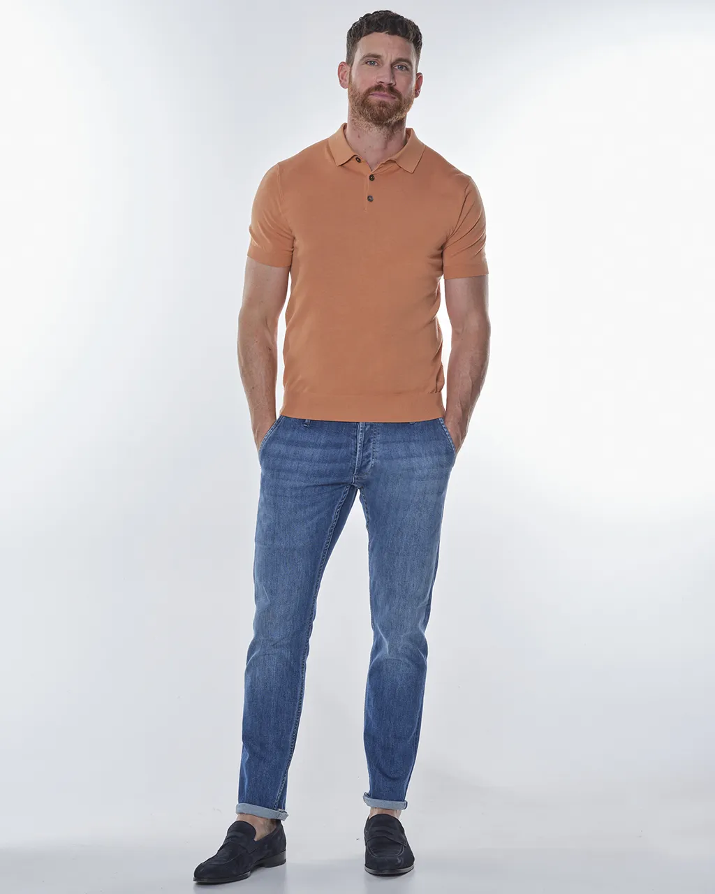 Dutch Dandies Polo Korte mouw Oranje uni 073180-003-L