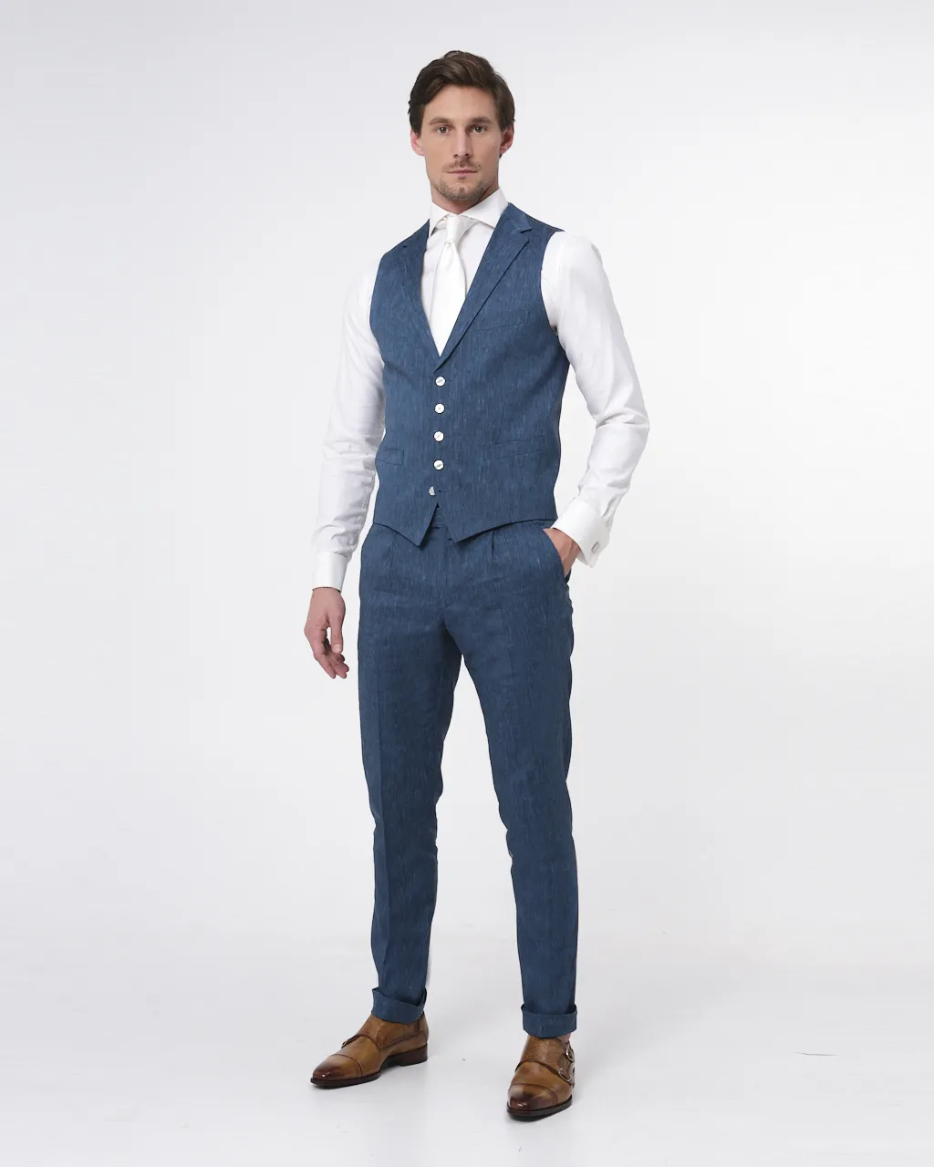 Dutch Dandies Trouwpak Aqua uni 073183-001-46