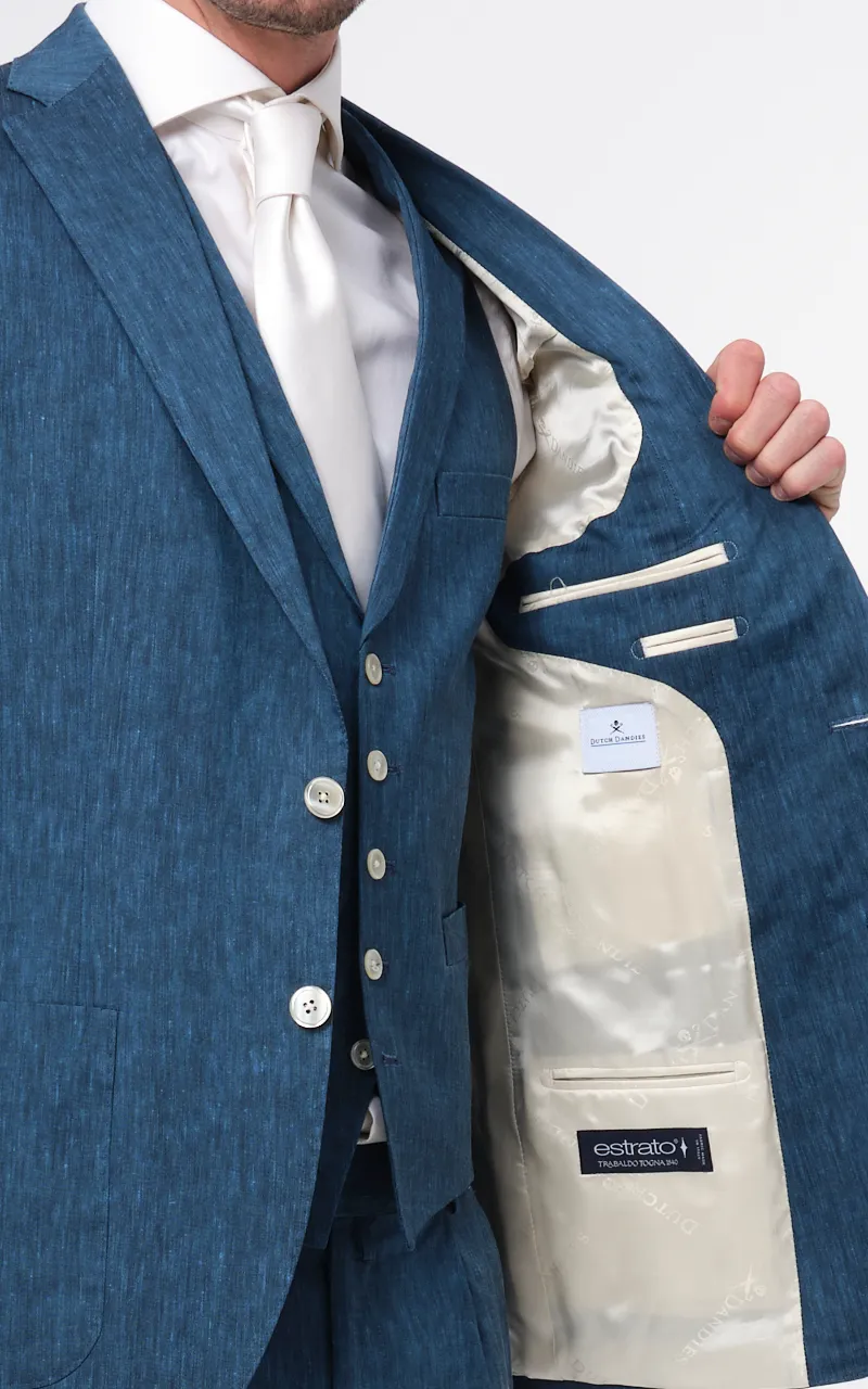 Dutch Dandies Trouwpak Aqua uni 073183-001-46