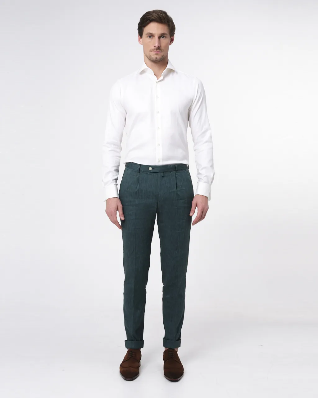 Dutch Dandies Trouwpak Donkergroen uni 073184-001-46