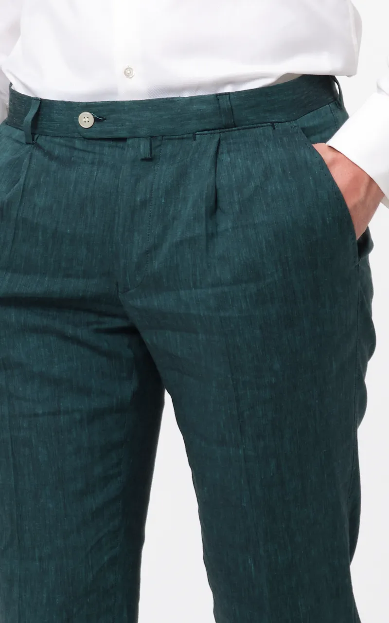 Dutch Dandies Trouwpak Donkergroen uni 073184-001-46