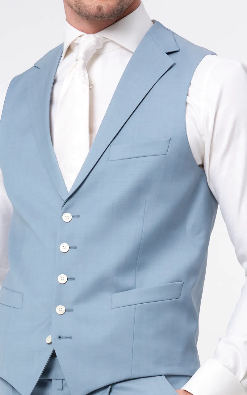 Dutch Dandies Trouwpak Lichtblauw uni 073187-001-46