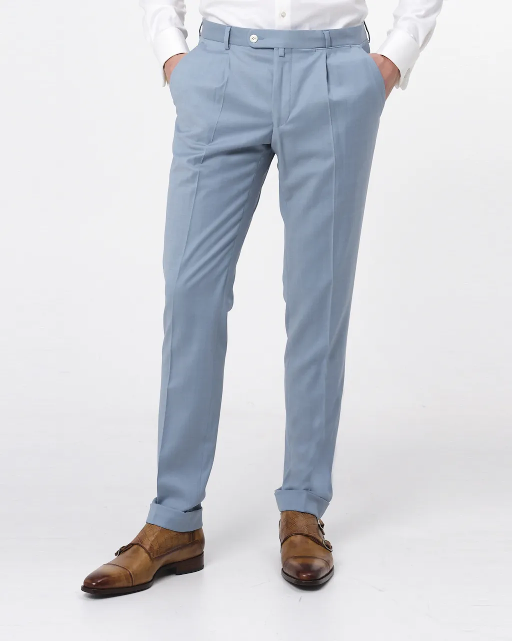 Dutch Dandies Trouwpak Lichtblauw uni 073187-001-46