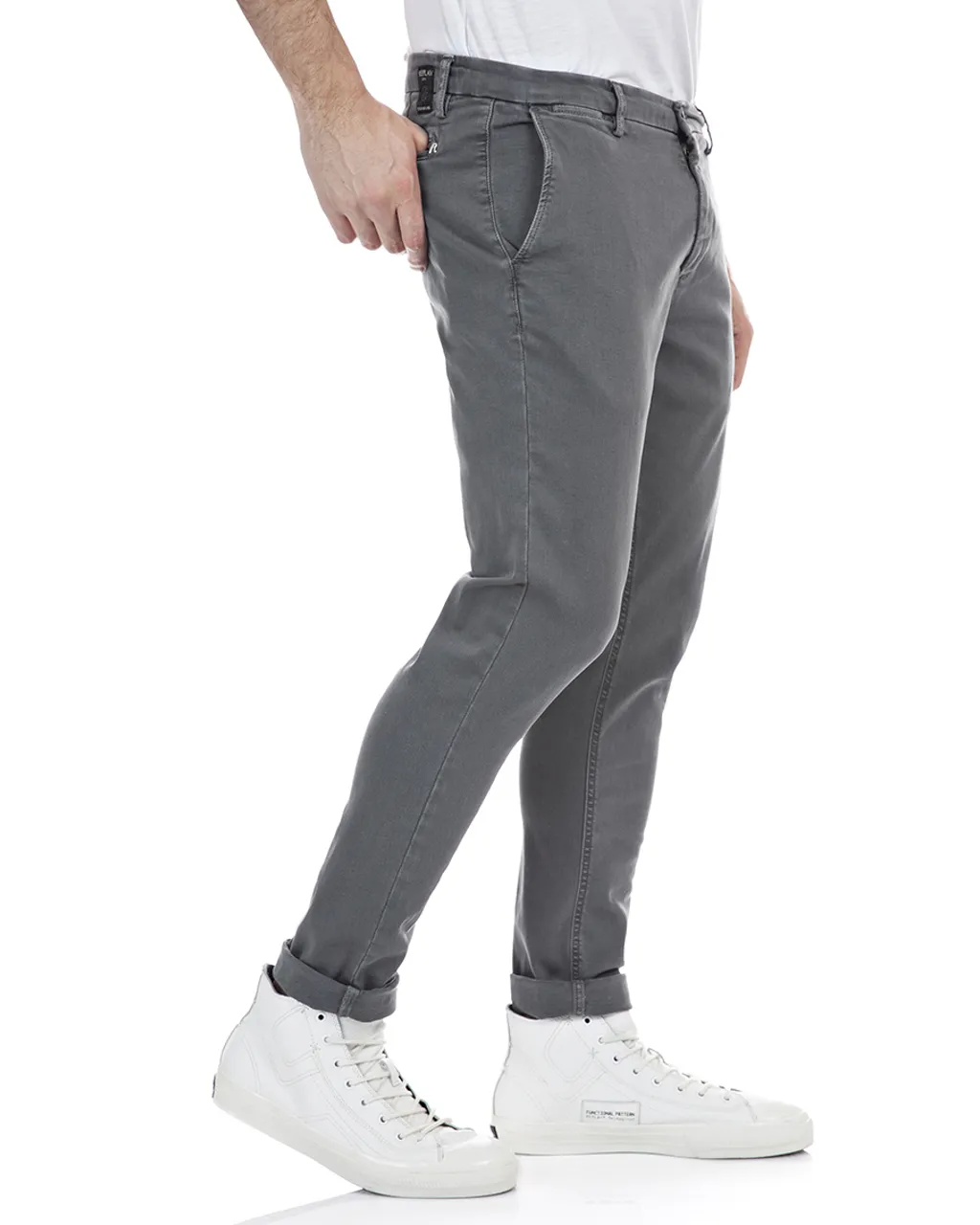 Replay Chino Grijs 073240-001-30/32