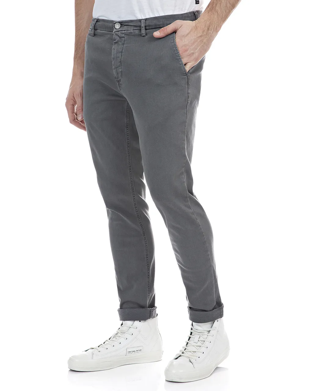 Replay Chino Grijs 073240-001-30/32