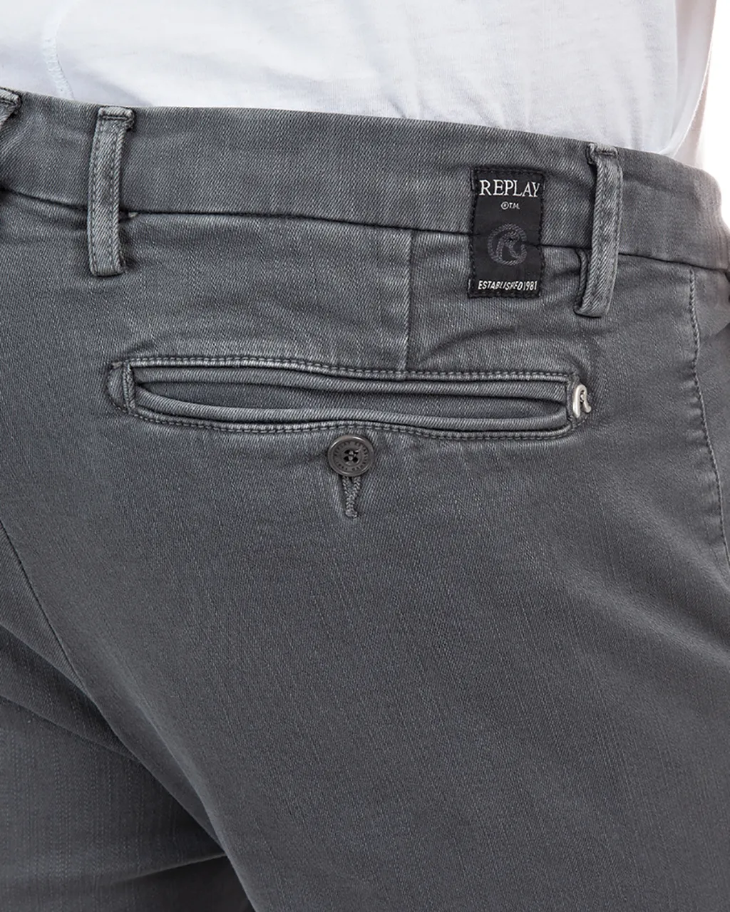Replay Chino Grijs 073240-001-30/32