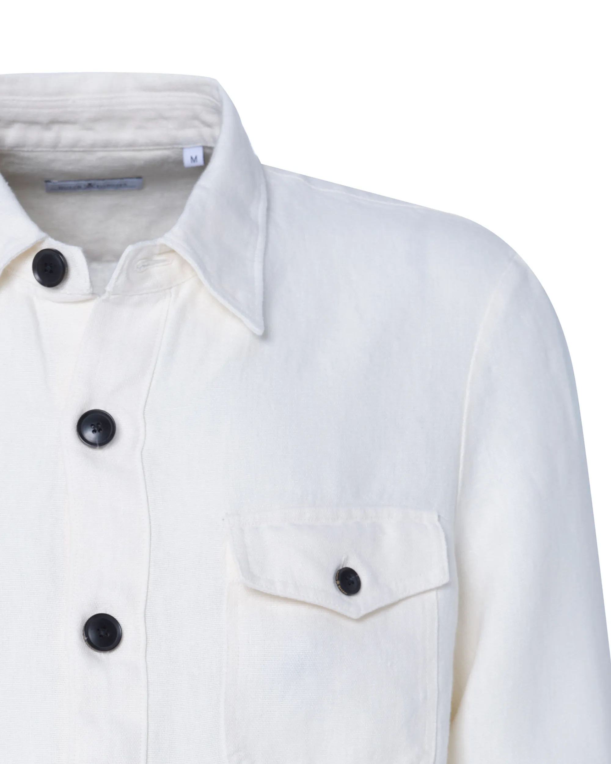 Dutch Dandies Overshirt Wit uni 073902-002-L