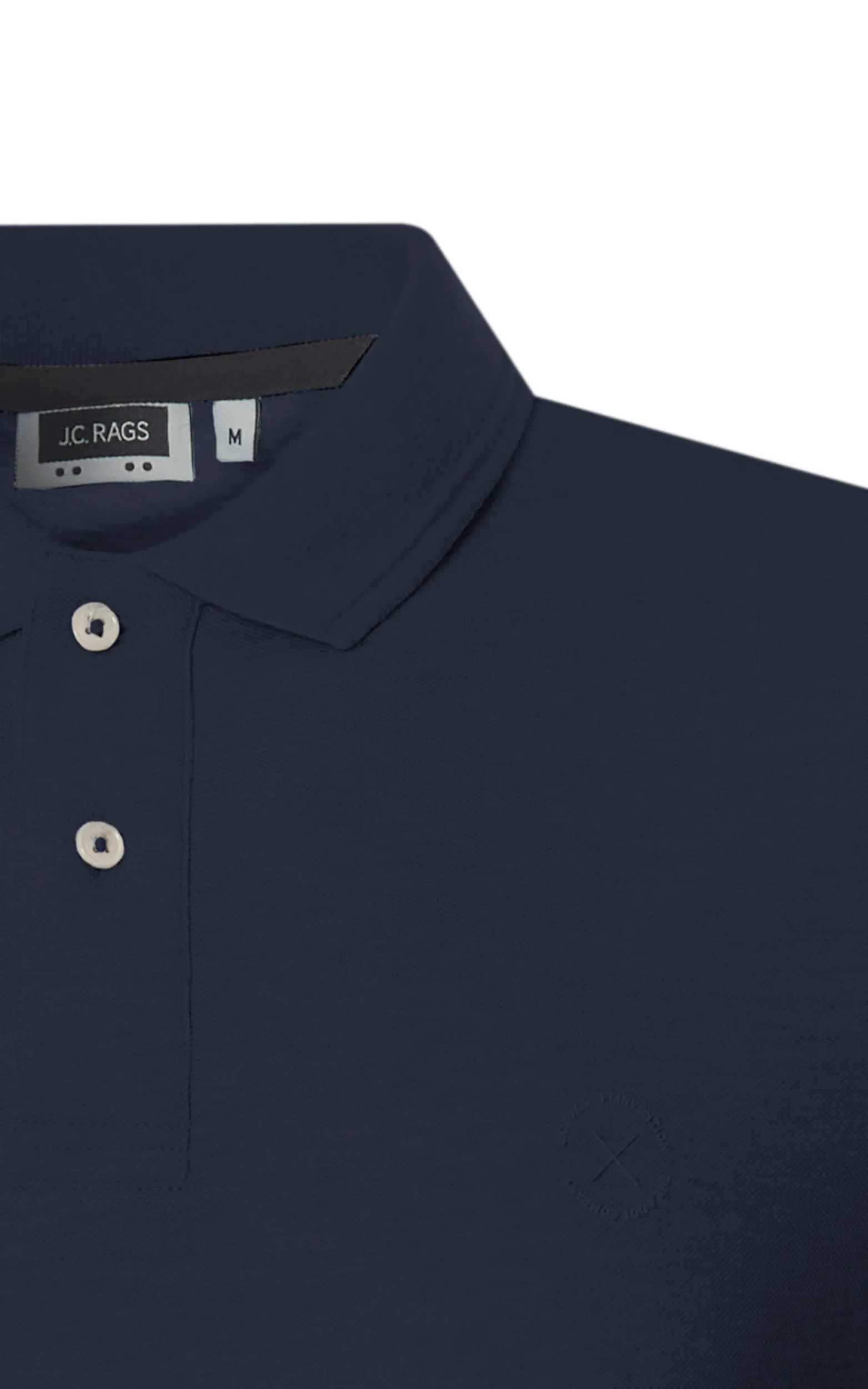 J.C. RAGS Polo Korte mouw Navy uni 073954-004-S