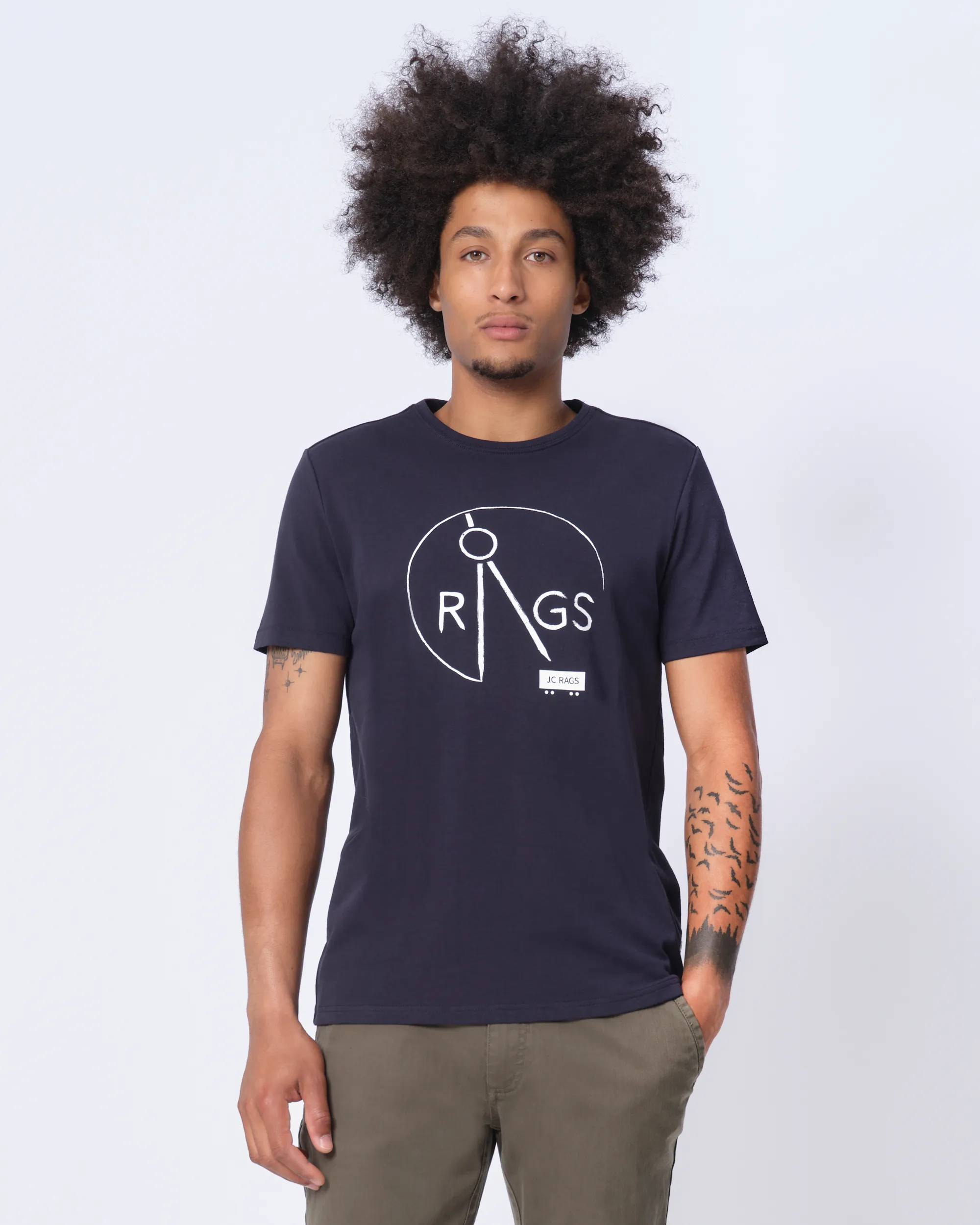 J.C. RAGS T-shirt Korte mouw Navy uni 073955-002-L