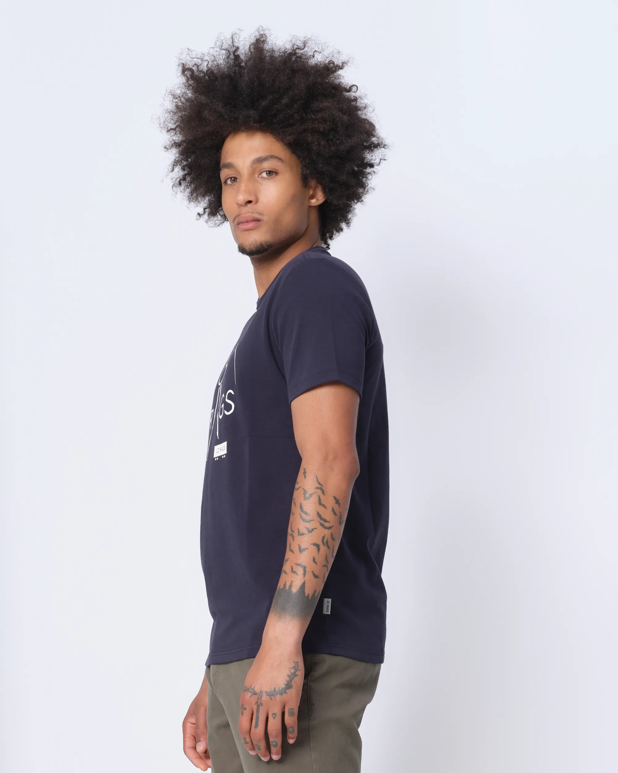 J.C. RAGS T-shirt Korte mouw Navy uni 073955-002-L