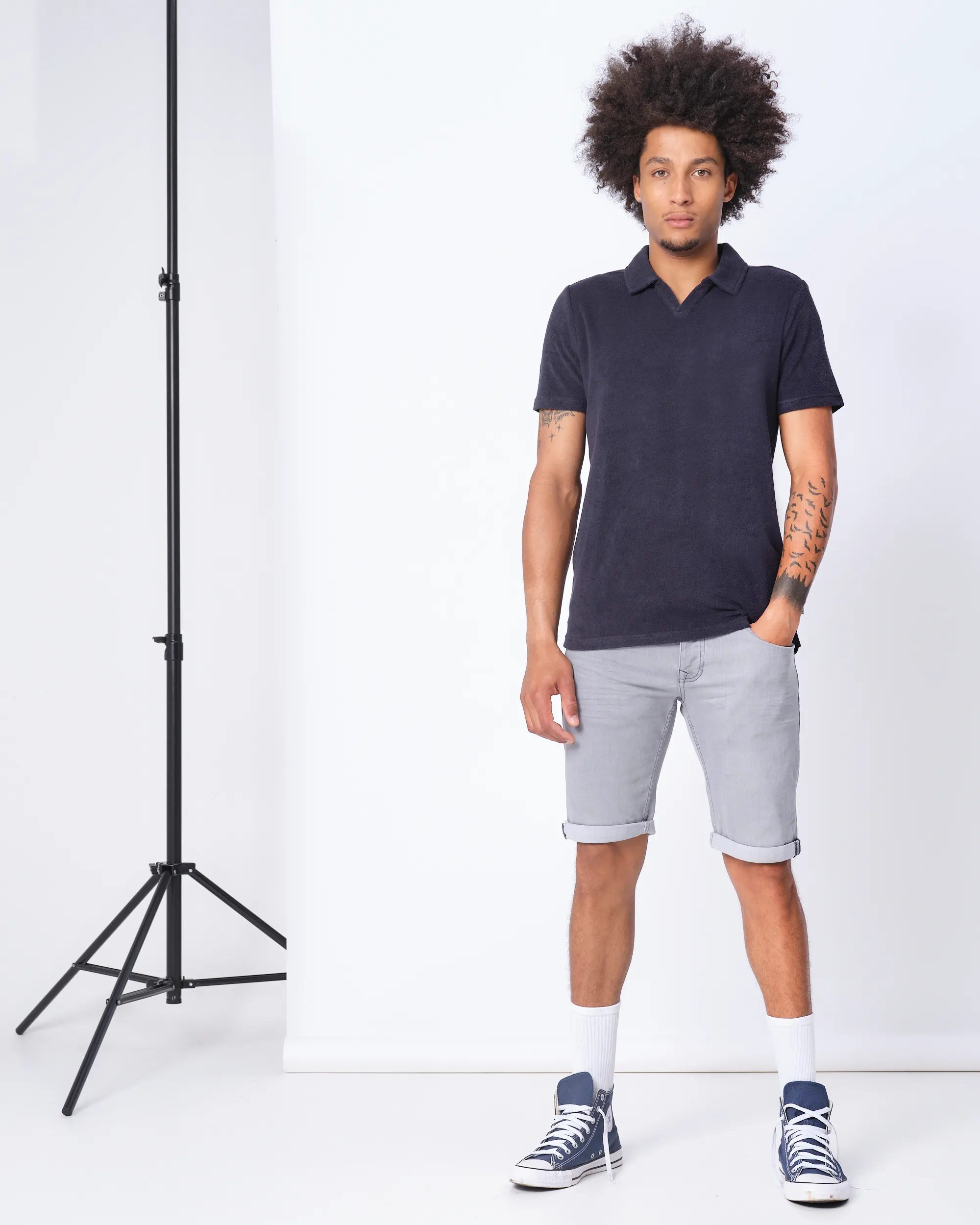 J.C. RAGS Polo Korte mouw Navy uni 073956-002-S
