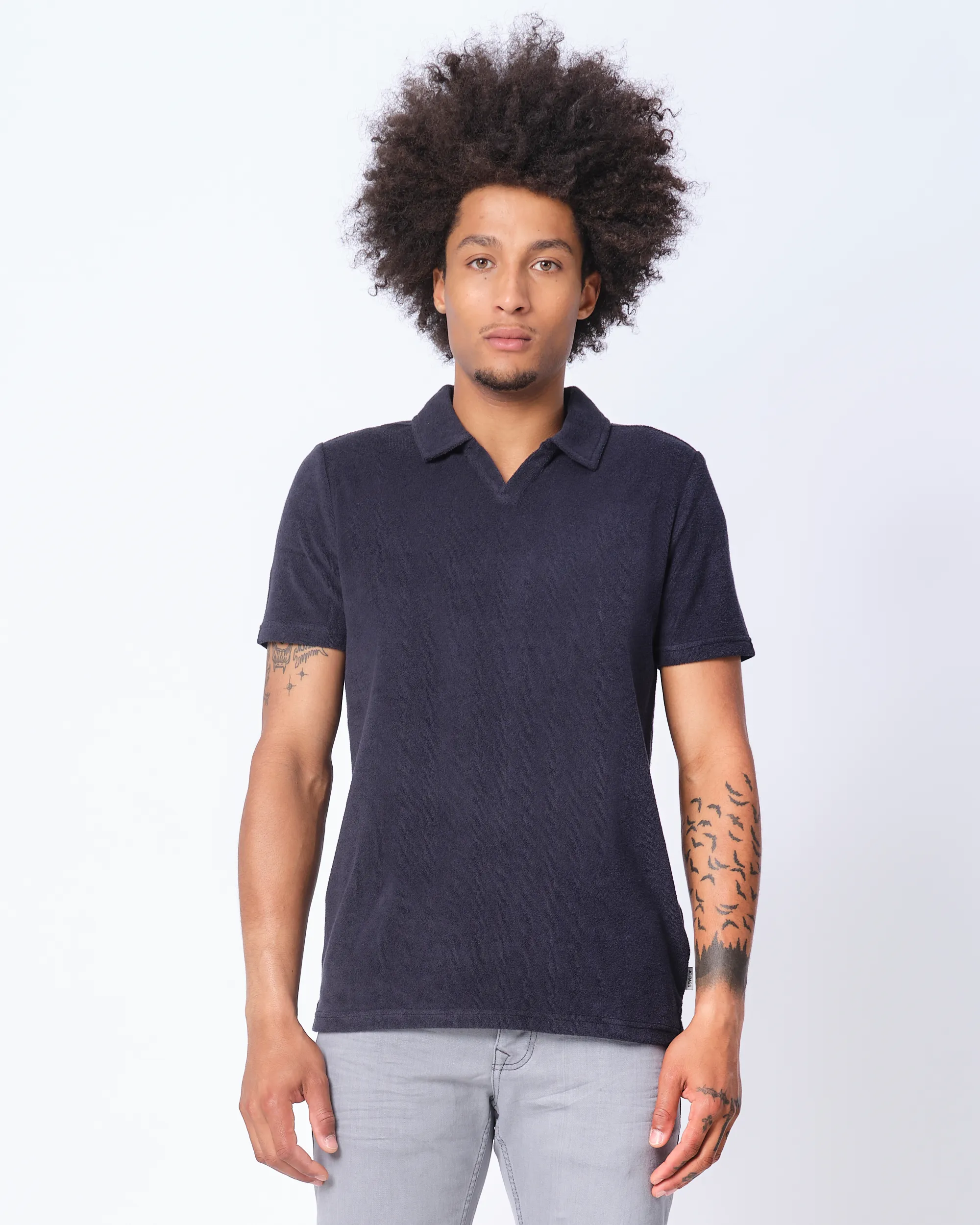 J.C. RAGS Polo Korte mouw Navy uni 073956-002-S