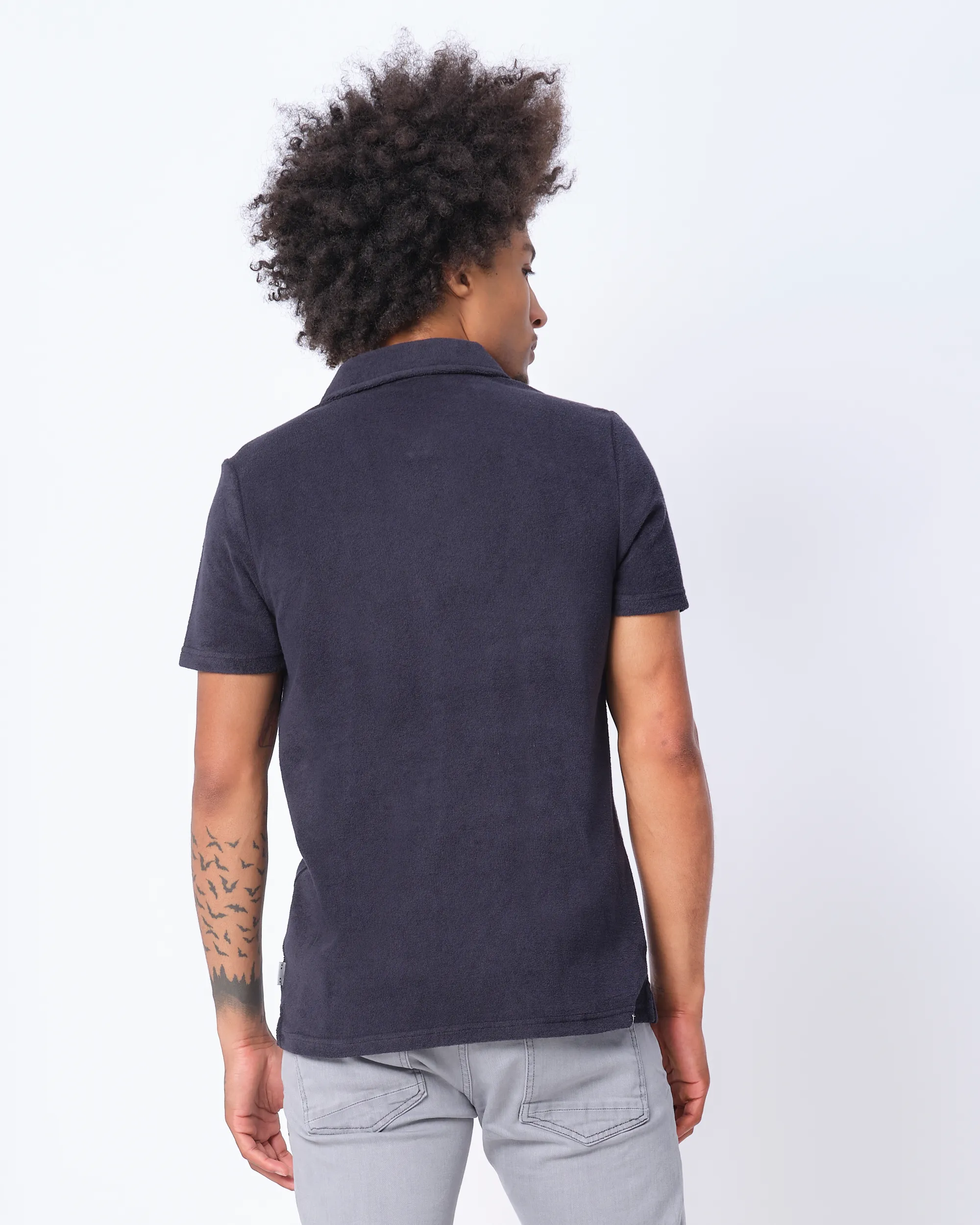 J.C. RAGS Polo Korte mouw Navy uni 073956-002-S