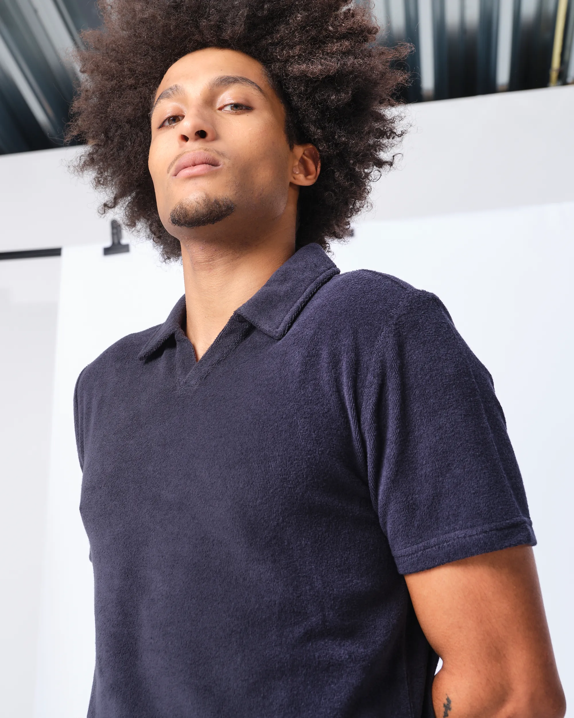 J.C. RAGS Polo Korte mouw Navy uni 073956-002-S